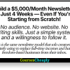 The $5K Month Newsletter Coaching Program by Duston McGroarty