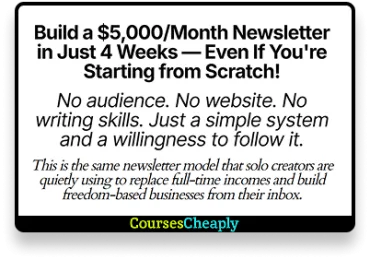The $5K Month Newsletter Coaching Program by Duston McGroarty